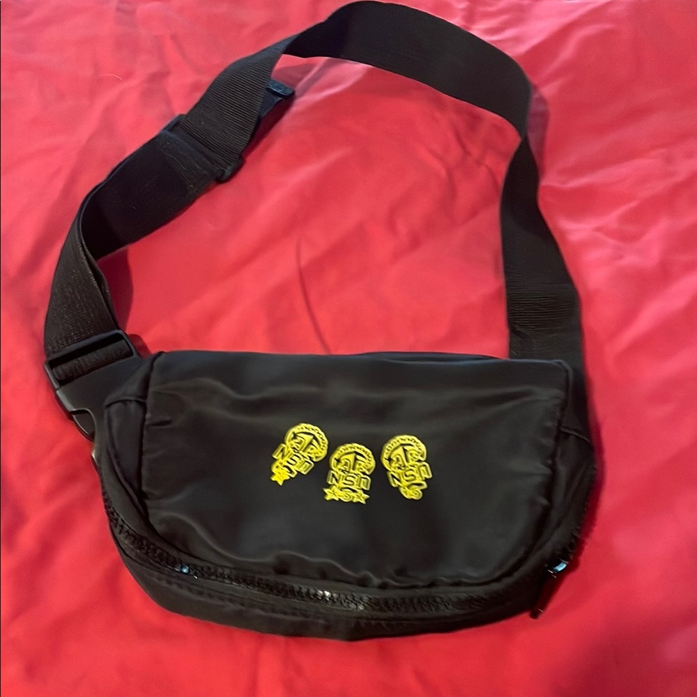 New Black and Yellow USN logo Belt Bag